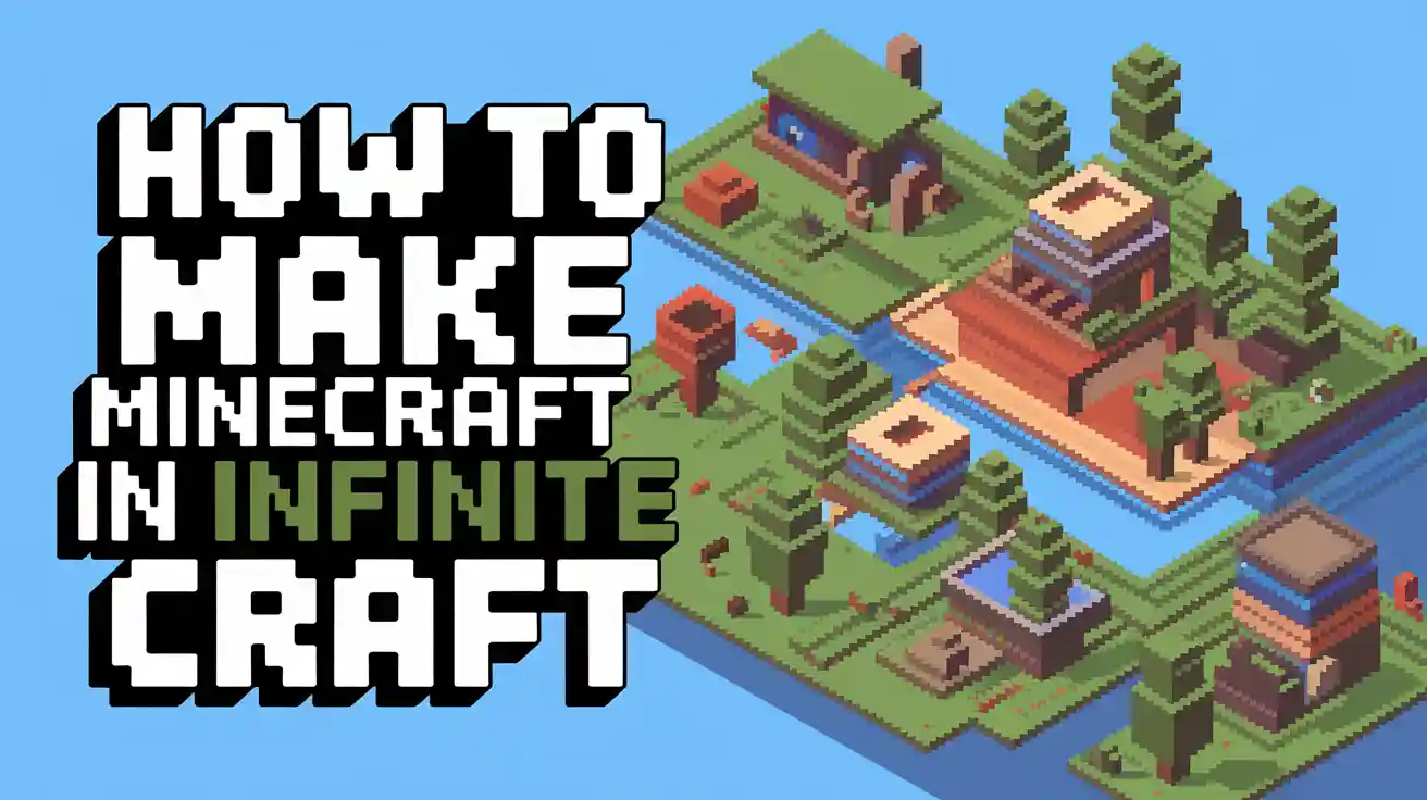 How to make minecraft in infinite craft